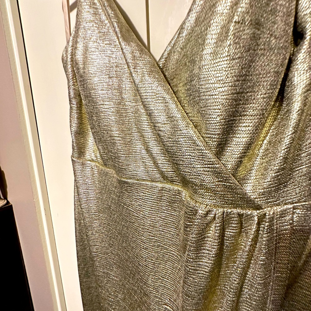 Gold Metallic Dress - Picture 4 of 5